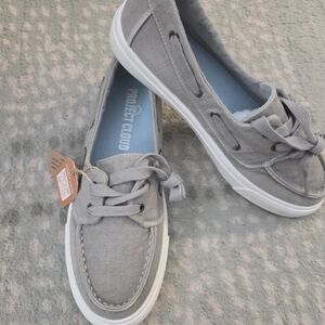 Project Cloud Women’s Gray Canvas Sneakers